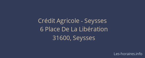 Crédit Agricole - Seysses
