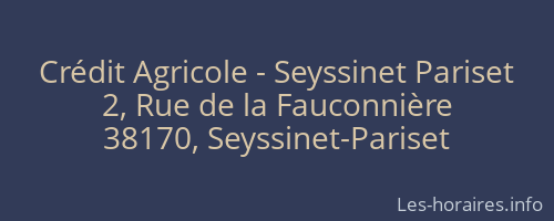 Crédit Agricole - Seyssinet Pariset