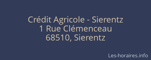 Crédit Agricole - Sierentz