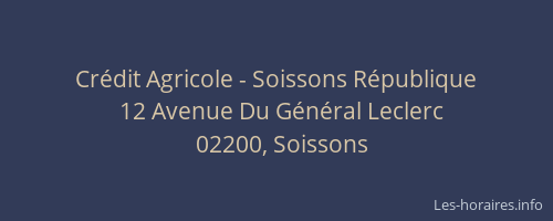 Crédit Agricole - Soissons République