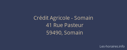Crédit Agricole - Somain