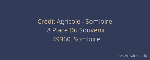 Crédit Agricole - Somloire