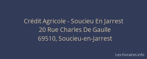 Crédit Agricole - Soucieu En Jarrest