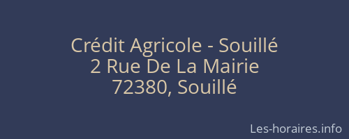 Crédit Agricole - Souillé
