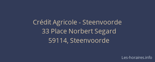 Crédit Agricole - Steenvoorde