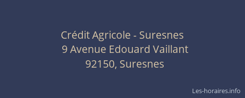 Crédit Agricole - Suresnes