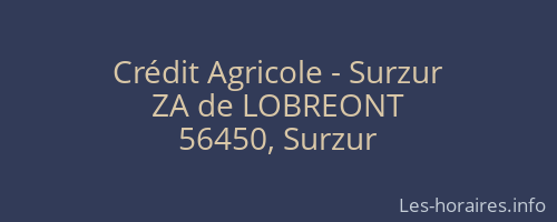 Crédit Agricole - Surzur