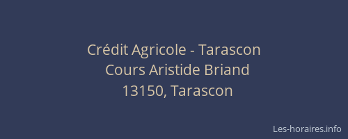 Crédit Agricole - Tarascon