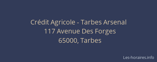 Crédit Agricole - Tarbes Arsenal