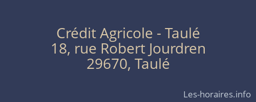 Crédit Agricole - Taulé