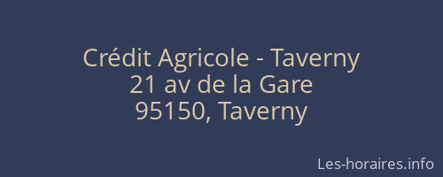 Crédit Agricole - Taverny