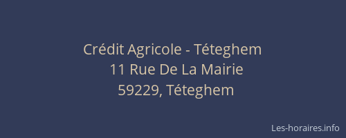 Crédit Agricole - Téteghem