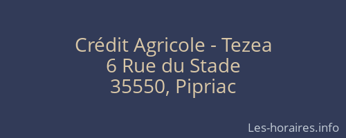Crédit Agricole - Tezea