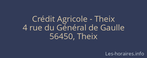 Crédit Agricole - Theix