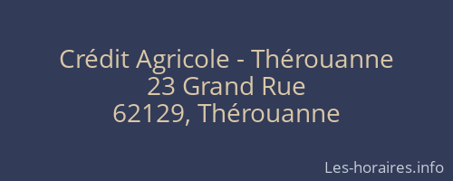 Crédit Agricole - Thérouanne