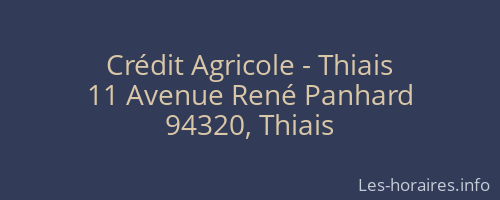 Crédit Agricole - Thiais