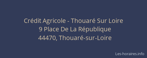 Crédit Agricole - Thouaré Sur Loire