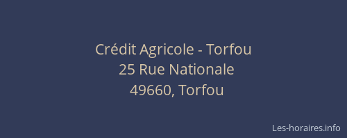 Crédit Agricole - Torfou