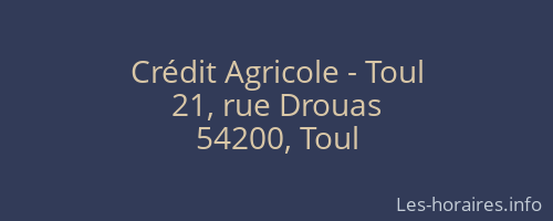 Crédit Agricole - Toul