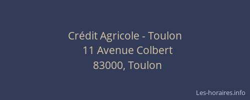 Crédit Agricole - Toulon