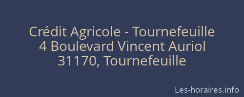 Crédit Agricole - Tournefeuille