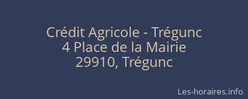 Crédit Agricole - Trégunc