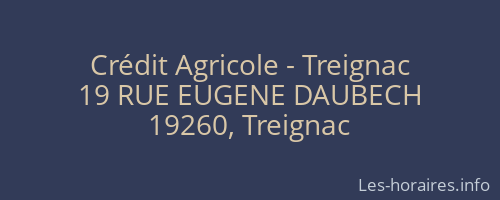 Crédit Agricole - Treignac