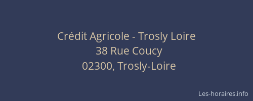 Crédit Agricole - Trosly Loire