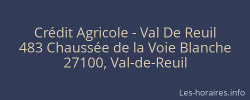 Crédit Agricole - Val De Reuil