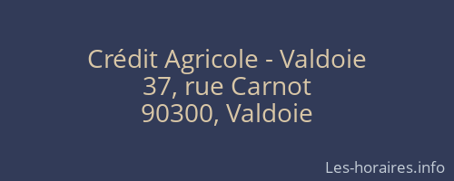 Crédit Agricole - Valdoie