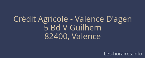 Crédit Agricole - Valence D'agen