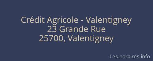 Crédit Agricole - Valentigney