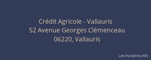 Crédit Agricole - Vallauris