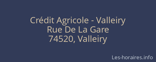 Crédit Agricole - Valleiry