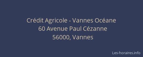 Crédit Agricole - Vannes Océane