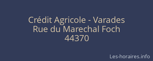 Crédit Agricole - Varades