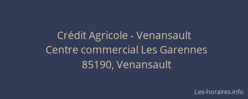 Crédit Agricole - Venansault