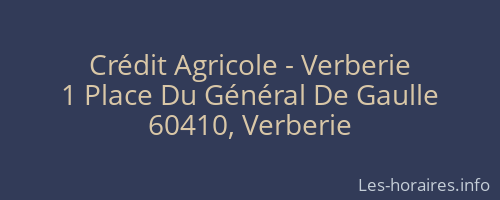 Crédit Agricole - Verberie