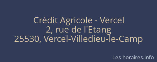 Crédit Agricole - Vercel