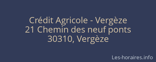 Crédit Agricole - Vergèze
