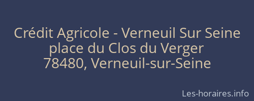 Crédit Agricole - Verneuil Sur Seine