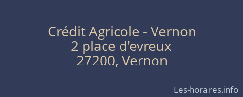 Crédit Agricole - Vernon