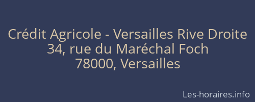 Crédit Agricole - Versailles Rive Droite