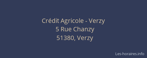 Crédit Agricole - Verzy