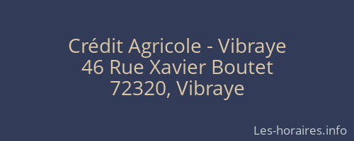 Crédit Agricole - Vibraye
