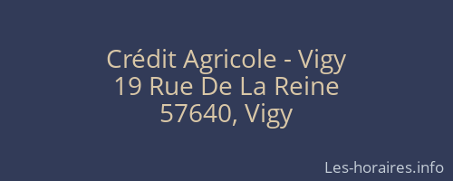 Crédit Agricole - Vigy