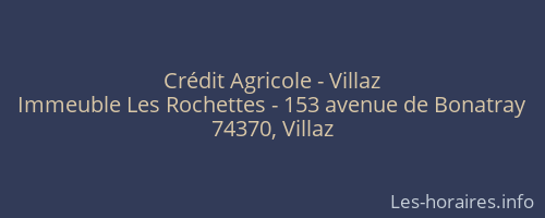 Crédit Agricole - Villaz