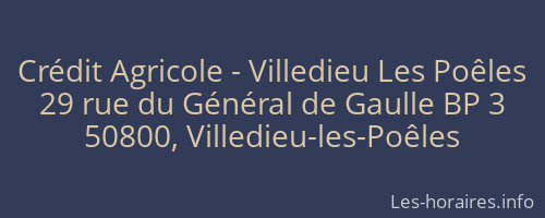 Crédit Agricole - Villedieu Les Poêles