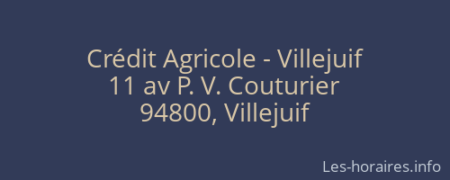 Crédit Agricole - Villejuif