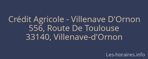 Crédit Agricole - Villenave D'Ornon